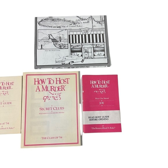 HOW TO HOST A MURDER Game THE CLASS OF '54 Vincent Price Murder Mystery Mint - Picture 5 of 11